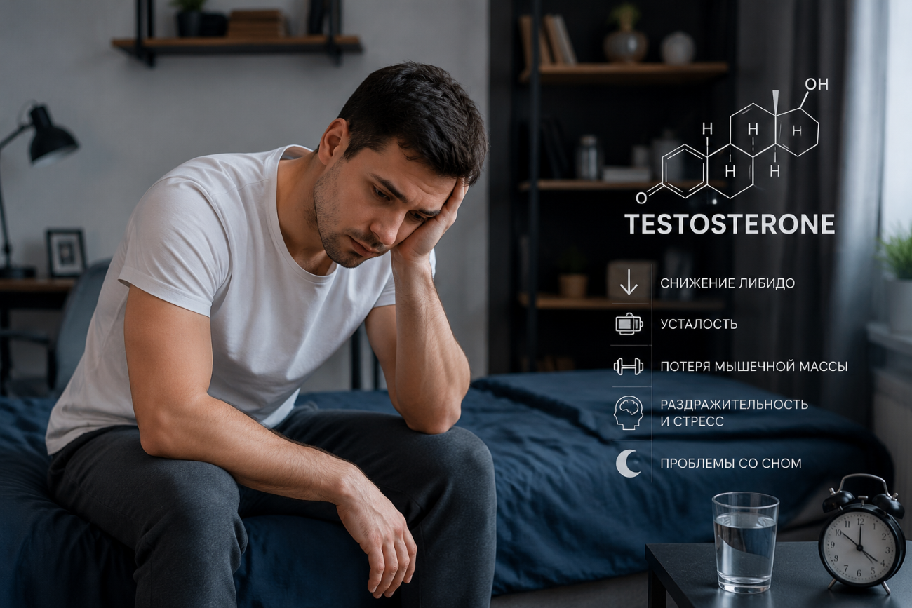 Снижение тестостерона с возрастом: когда пора к врачу