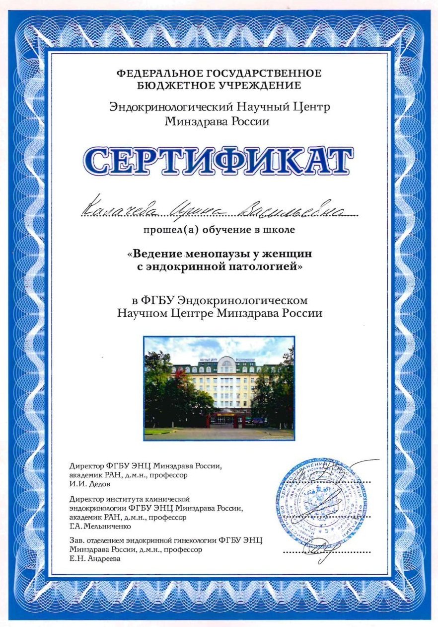 Диплом / сертификат