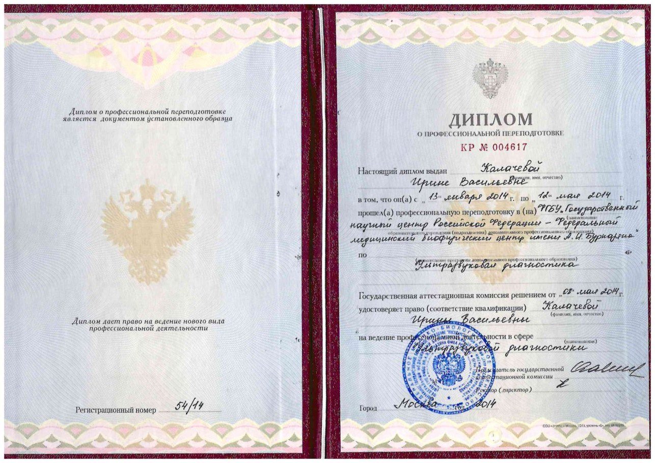 Диплом / сертификат