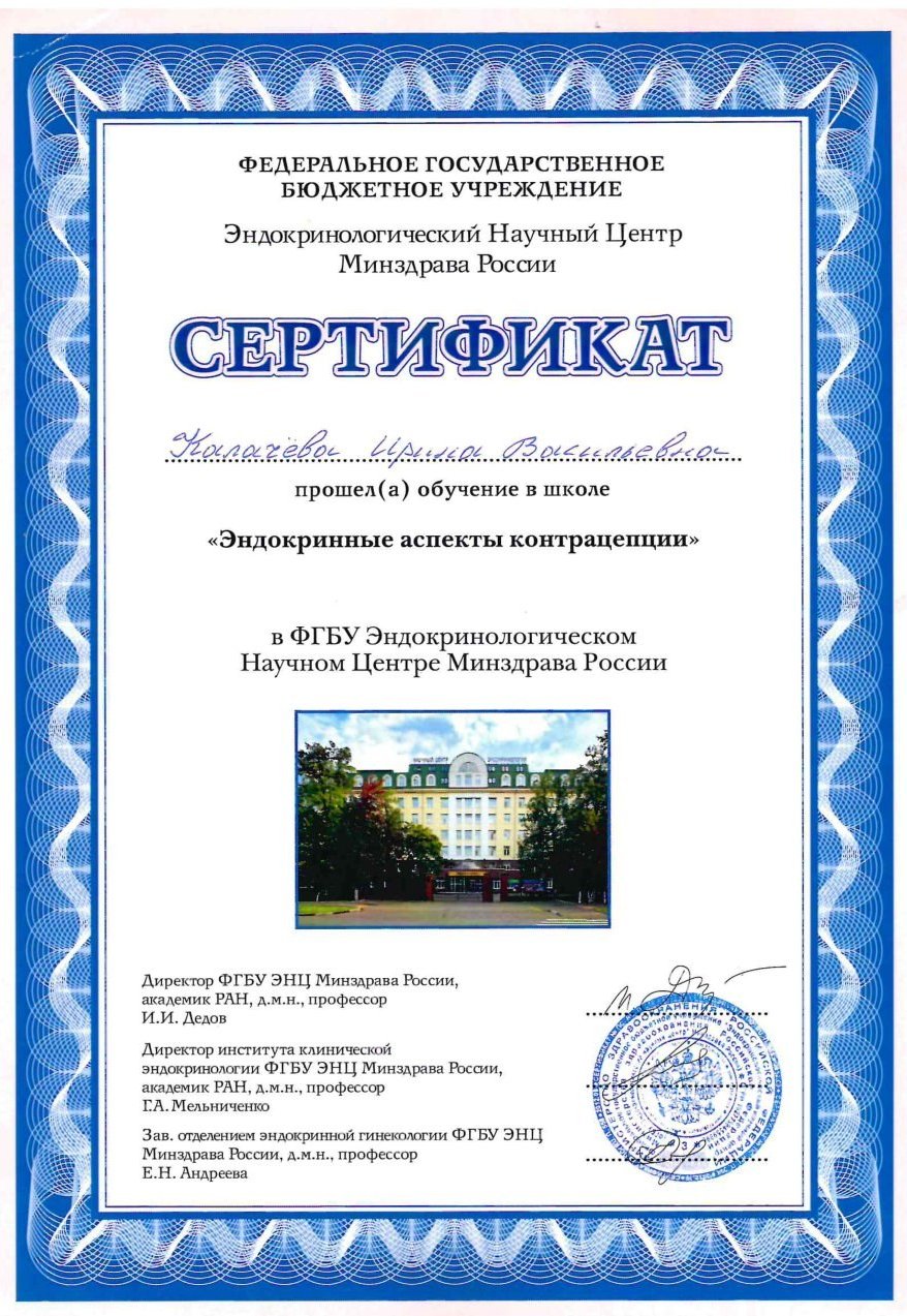 Диплом / сертификат
