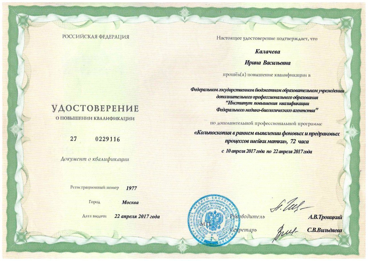 Диплом / сертификат