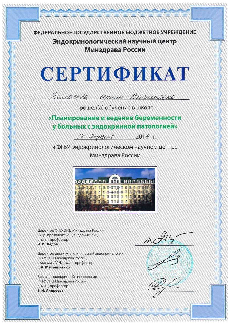 Диплом / сертификат